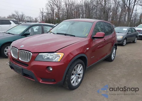 2013 BMW X3 xDrive28I from USA, damaged, VIN 5UXWX9C50D0A16188